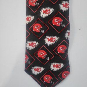 Kansas City Chiefs Necktie Excellent NFLP Ralph Marlin